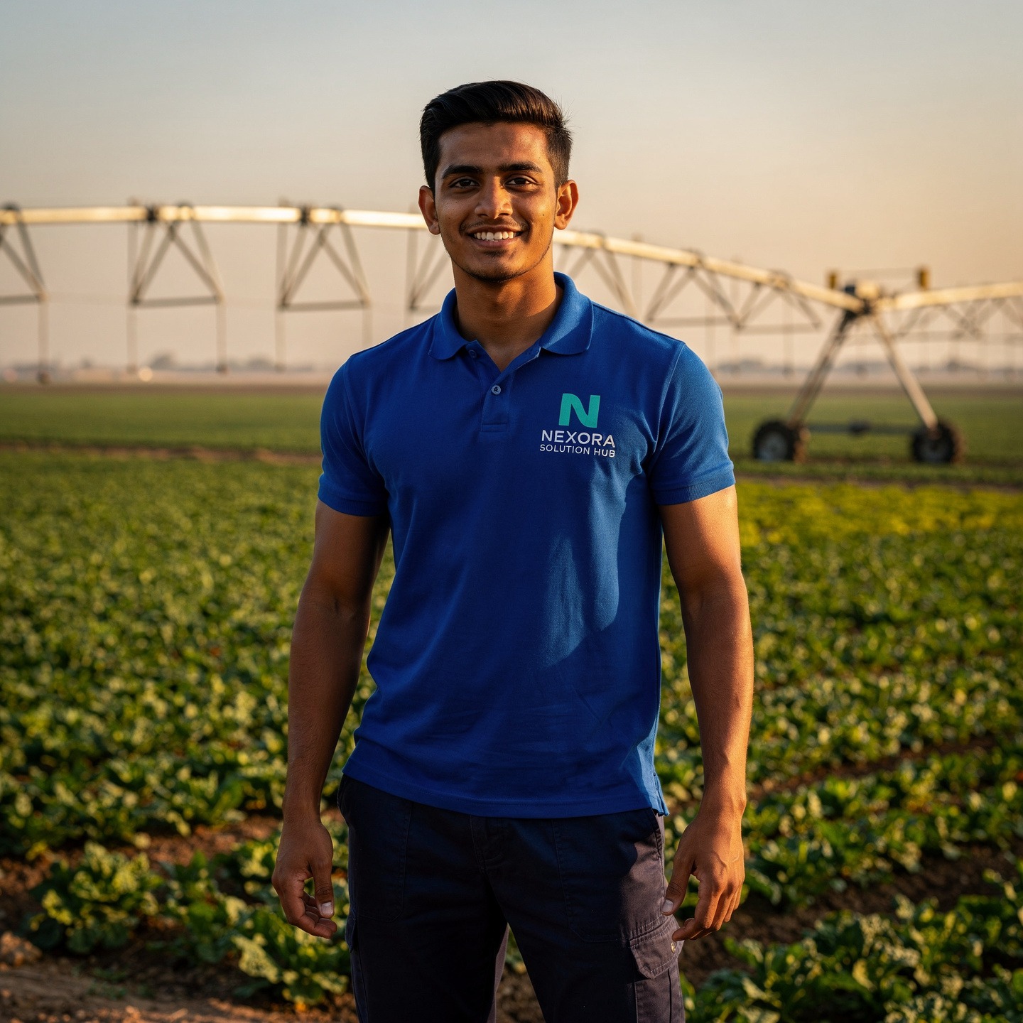 Agriculture workers harvesting crops in UAE farms